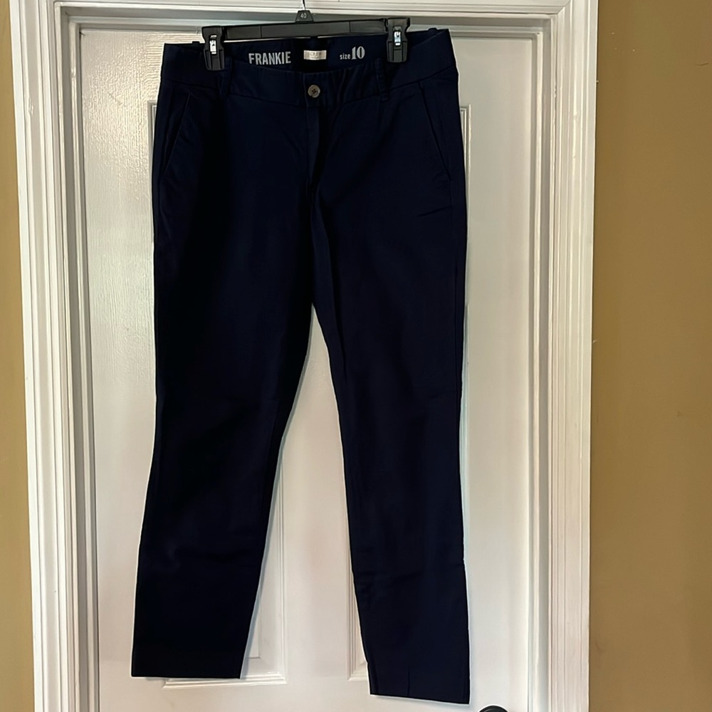 J Crew Women’s Navy Blue Chinos